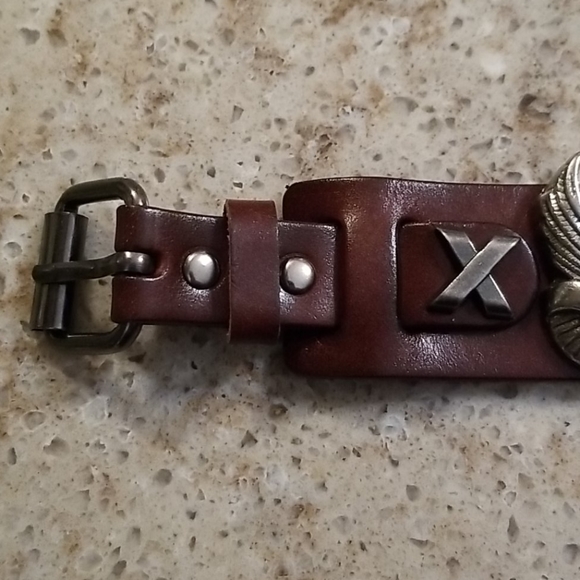 UNISEX brown Live to Ride cuff bracele - Picture 5 of 7